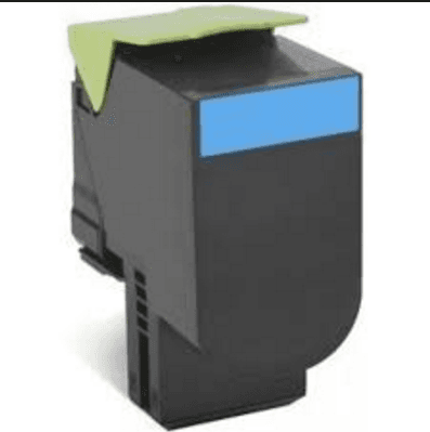 טונר כחול מקורי 80C8SC0 Lexmark