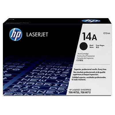 מחסנית טונר שחור מקורית HP 14A Black Toner