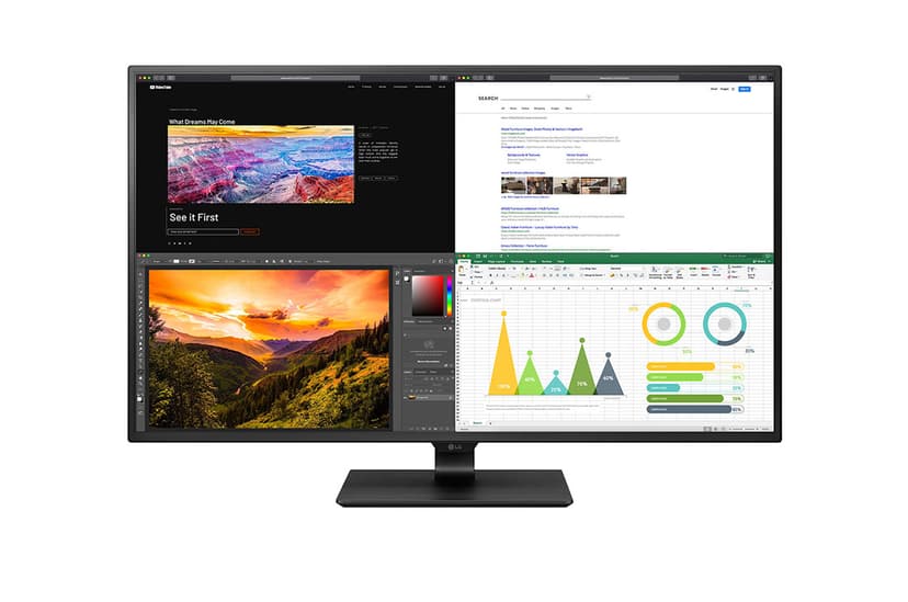 מסך מחשב LG 43UN700-B ''42.5 - 4K