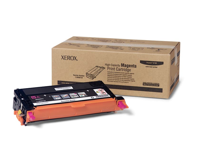 טונר מגנטה מקורי 113R00724 למדפסת 6180 Xerox זירוקס