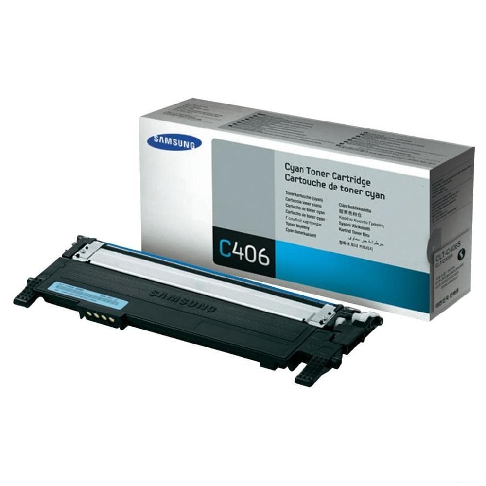 טונר כחול מקורי Samsung CLT-C406S