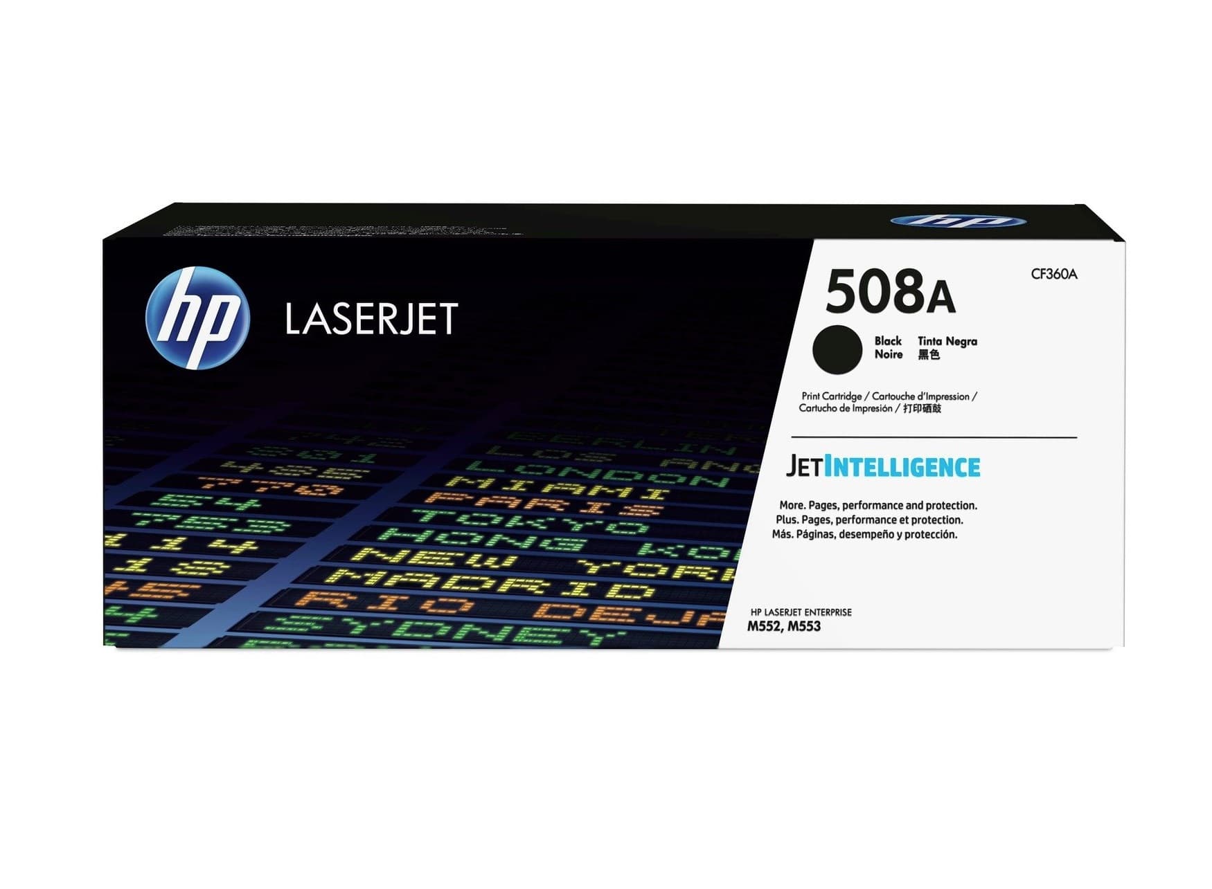 מחסנית טונר שחור מקורית HP 508A