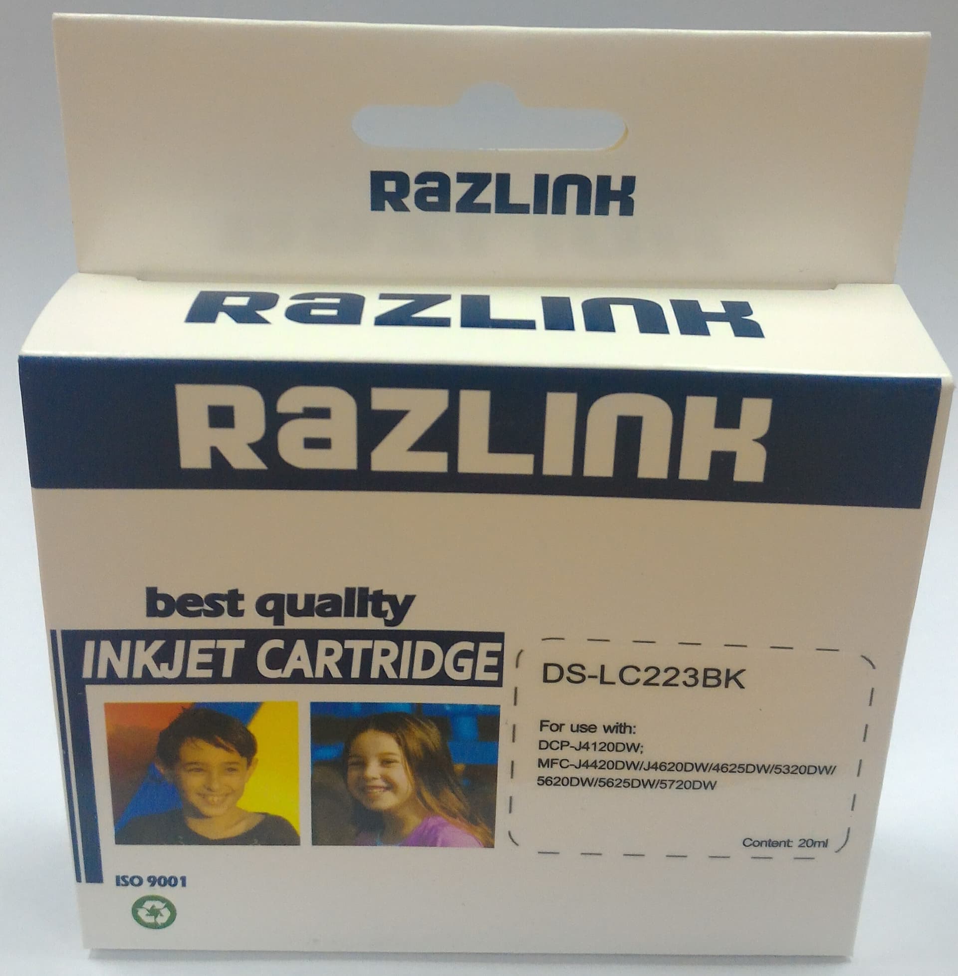 דיו תואם שחור למדפסת ברדר LC223BK j480dw